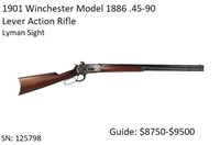 1901 Winchester Model 1886 .45-90 Rifle