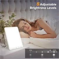 Light Therapy Lamp, UV-Free 10000Lux Therapy