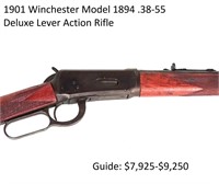 1901 Winchester Model 1894 .38-55 Deluxe Rifle