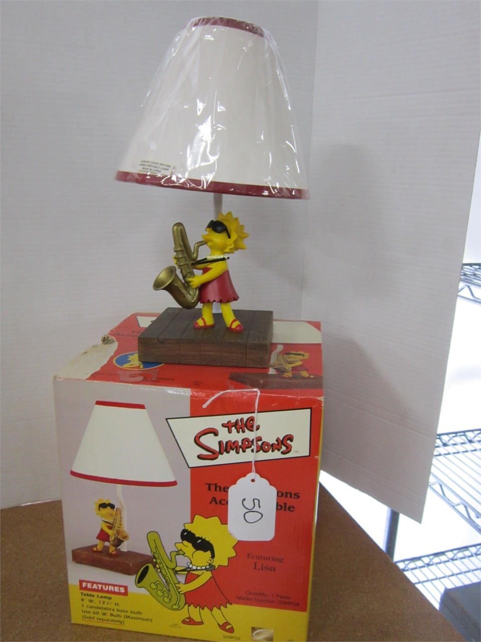 THE SIMPSON'S ACCENT LAMP WITH LISA