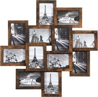 SONGMICS 12-Photo Collage Picture Frames,4 x 6
