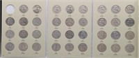 Franklin 90% Silver Half Dollars 1948-1963 Folder