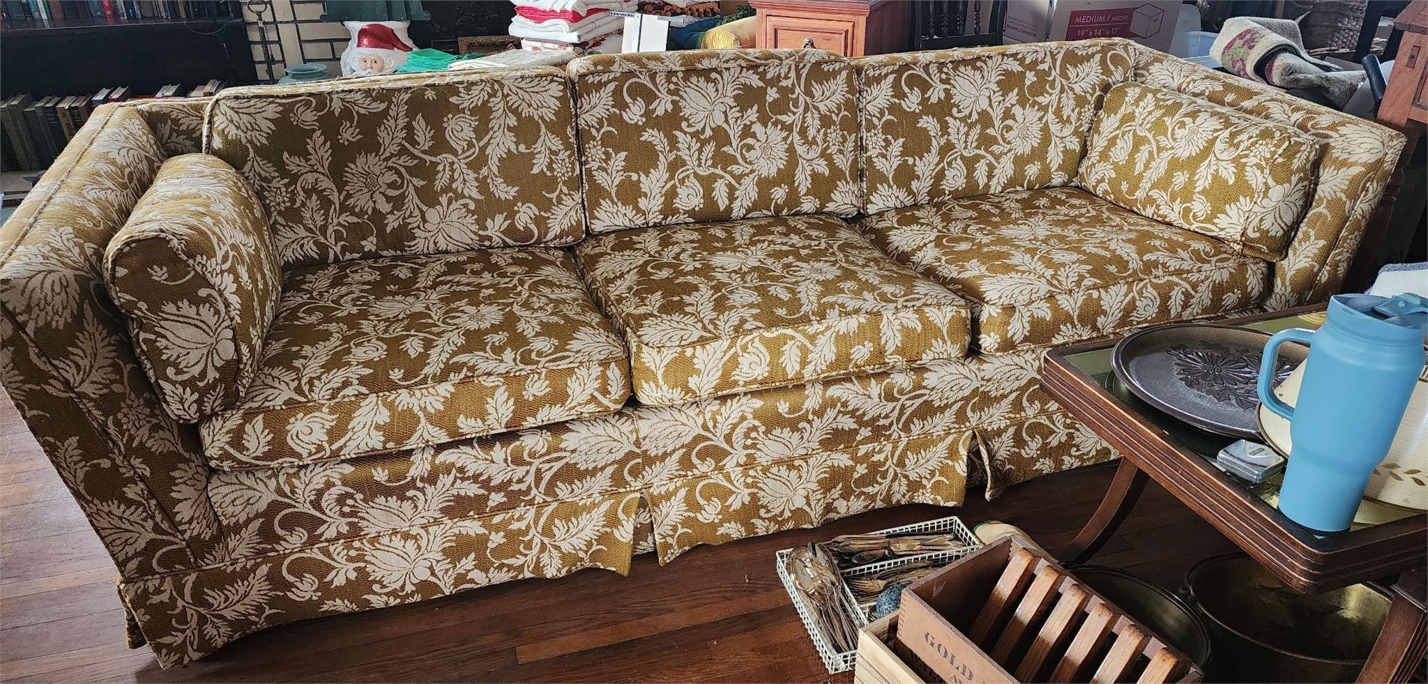MidCentury Floral Couch