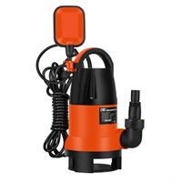 Sump Pump, Prostormer 1HP 3700GPH Submersible Clea