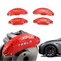 Caliper Covers Set of 4 Compatible with Tesla Mode