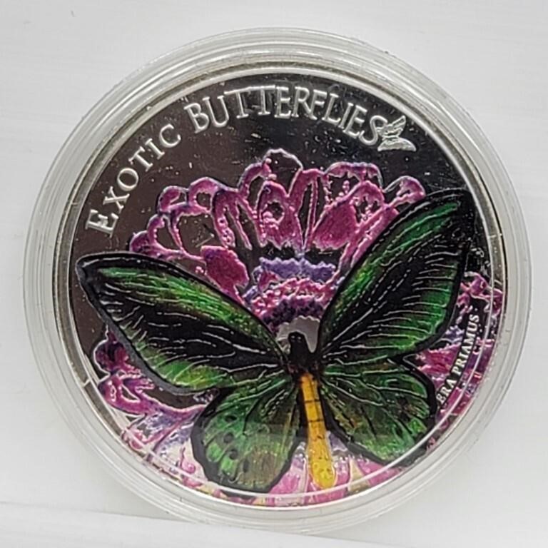 2012 Elizabeth II Tokelau $5 Exotic Butterflies...