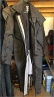 WATER PROOF DUSTER & VEST SIZE LARGE