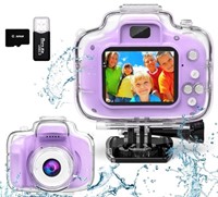 FKATEEN Kids Camera Waterproof Underwater Camera f