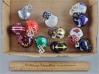 Mini College Football Helmets