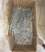 20 POUNDS of assorted pegboard hooks