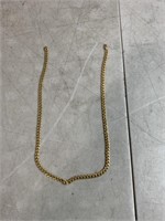 Artificial mens box chain necklace
