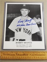 Bobby Shantz Signed Photo - No COA