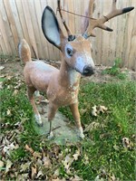 Vintage Concrete Lawn Ornament Deer