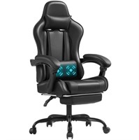 B8608  Furmax High Back Gaming Chair with Footrest