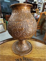 Large Metal Flower Vase