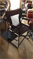 (2) FOLDING CAMP CHAIRS & TABLE