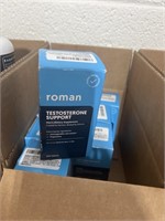 Lot of (8) Bottles of Roman Testosterone Support