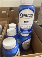 Lot of (6) Bottles of Centrum Men Multivitamin