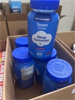 Lot of (6) Bottles of Dream Water Sleep Melatonin