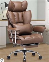 Efomao brown colored big high back office chair
