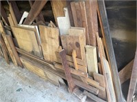 Large Lot Of Assorted Wood/lumber