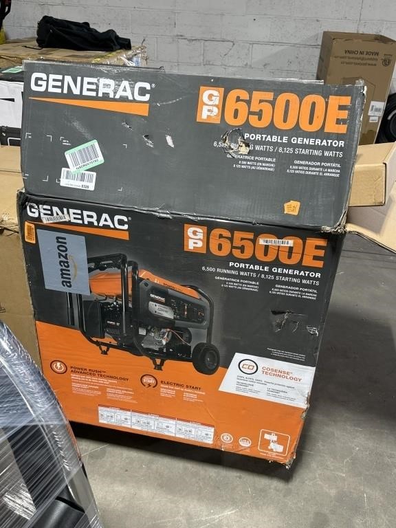 Generac GP 6500 E portable generator looks brand