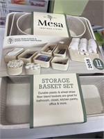 Mesa Inspired Living Storage Basket Set 11 pieces