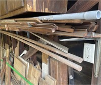 Lot Of Assorted Wood Dowels & Trim Pieces