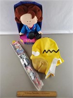 Rosie Doll, Homer Simpson Mask & Mickey Kite