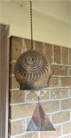 Gorgeous Clay And Bronze Like Windchime