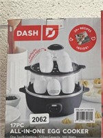 Dash 17pc all-in-one egg cooker please inspect to