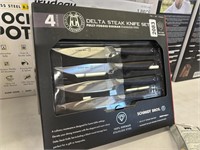 Schmidt Bros delta steak knife set fully forged
