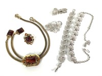 2 Faux Gemstone Jewelry Sets