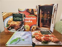 Lot Of 5 Cookbooks - Houston Cooks & More
