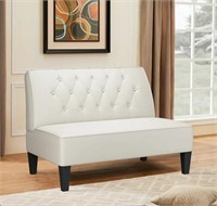 Andeworld Upholstered Button Tufted Loveseat