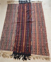 Large Colorful Handcrafted Rug