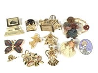 12 Religious Brooches & Pins