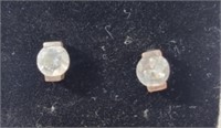 Sterling Silver Earrings w/CZ