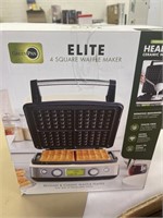 Original Green Pan Elite 4 Square Waffle Maker