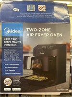 Midea two zone air fryer oven condition unknown,