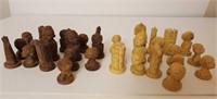 Hand Carved Chess Pieces From Nigeria