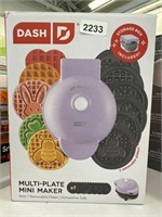 Dash multi plate mini maker with 7 removable