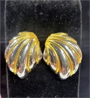 Silver & Gold Tone Earrings