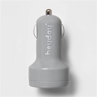 Heyday 2-Port USB Car Charger - Wild Dove