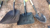 (3) shovels