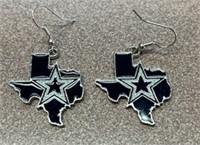 Dallas Cowboys Pair of Earrings NEW