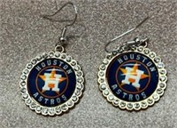 Houston Astros Pair of Earrings NEW