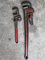 Lot of 2 Pipe Wrenches
