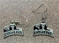 Baylor Bears Pair of Earrings NEW