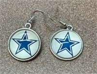 Dallas Cowboys Beautiful Pair of Earrings NEW